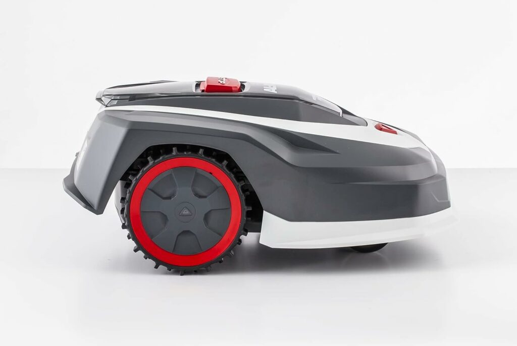 AL-KO Robolinho Robotic Lawnmower 550 W, Cutting Width 20 cm, Li-Ion Battery 20 V/2.5 Ah, for Areas up to 550 m², Maximum Climbing Capacity 45%, Very Quiet 60 dbA