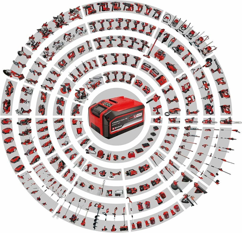 Einhell FREELEXO 750 LCD BT+ Power X-Change Robotic Lawnmower (Lithium-Ion, Multi-Zone Mower, App Control via Bluetooth, Includes Installation Equipment for 750 m² + 3.0 Ah Battery)