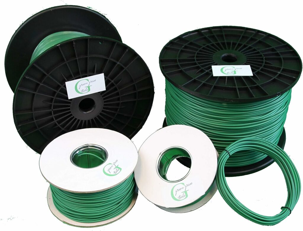G greengrass tools Boundary cable for robotic mower, boundary wire, lawn robots, compatible with Husqvarna Automower, Gardena Worx Yard Force, high-quality tin-plated aluminium, diameter 2.7 mm, length: 100 m