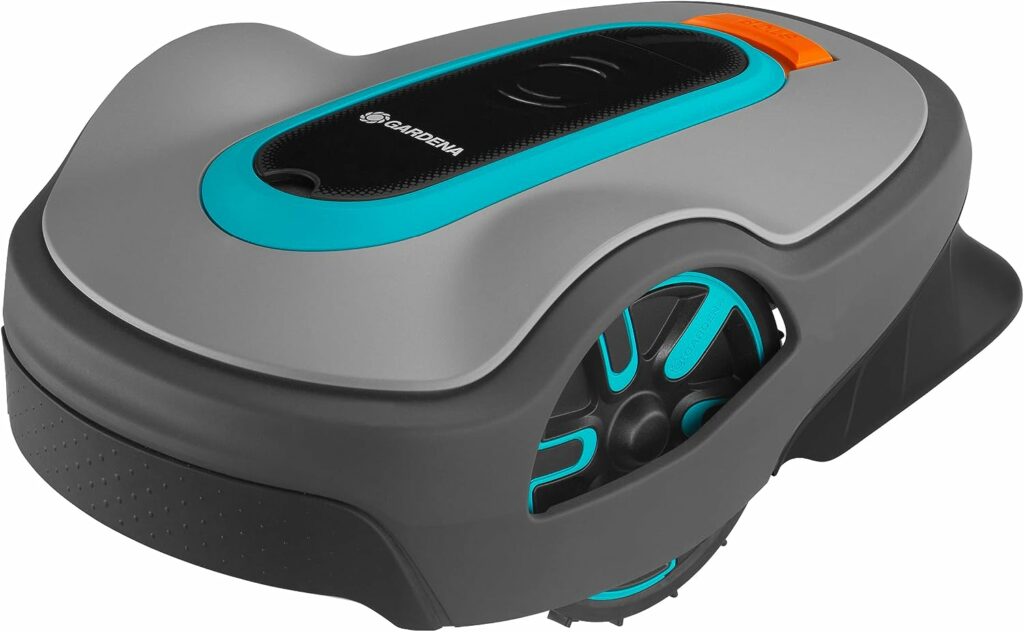 Gardena Sileno life: Robotic lawnmower for lawns up to 750 m², Bluetooth app operated, easy massage function, with 57 db(A), very quiet, slopes up to 35 percent, mows in any weather (15101-20)
