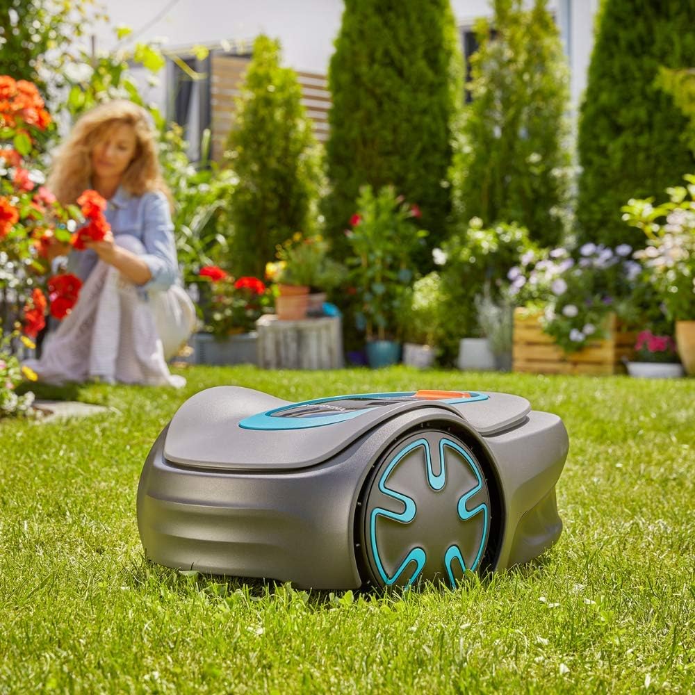 Gardena Sileno Minimo 300 Lawn Robot 300 m² Bluetooth Connectivity Silent 58 dB Grey