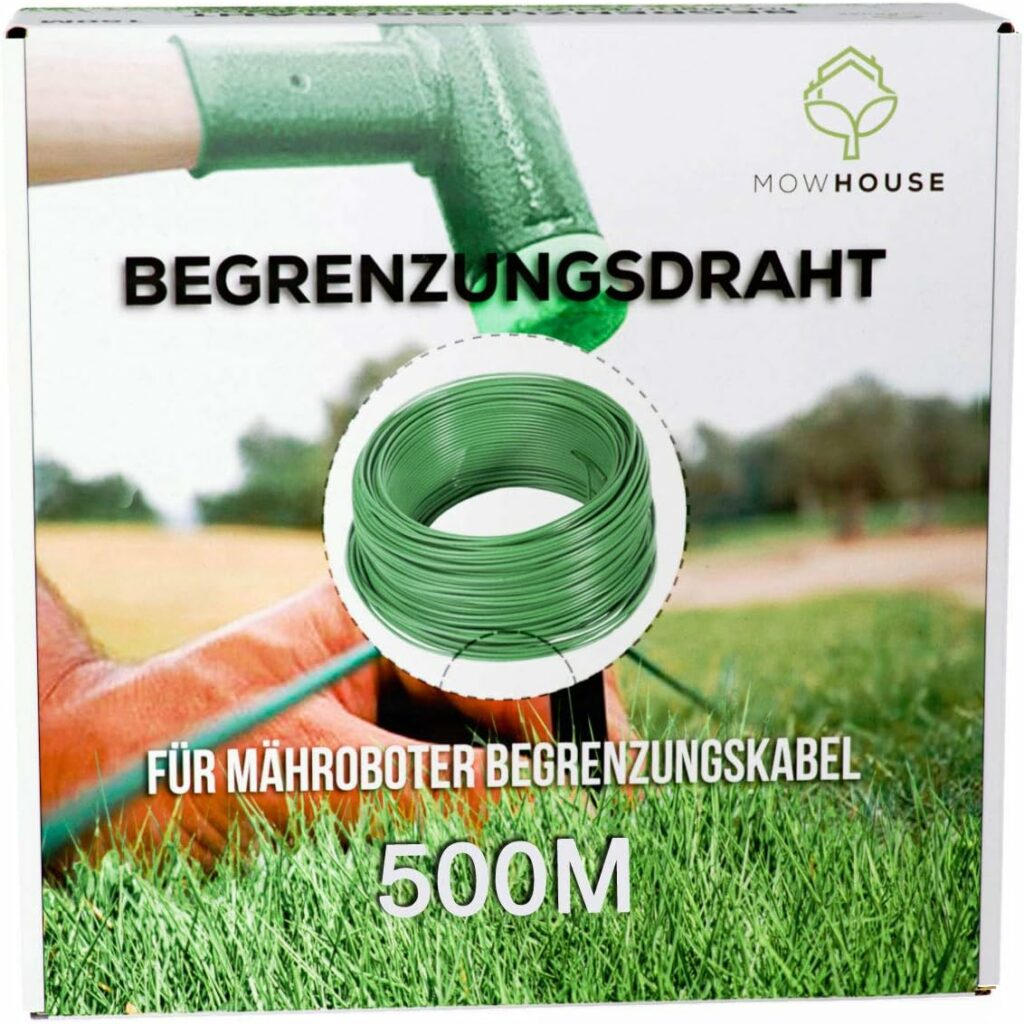 MOWHOUSE 500 Metre Boundary Cable Robotic Lawnmower - Universal Boundary Wire for Lawn Robots - Lawn Mower Cable Wire