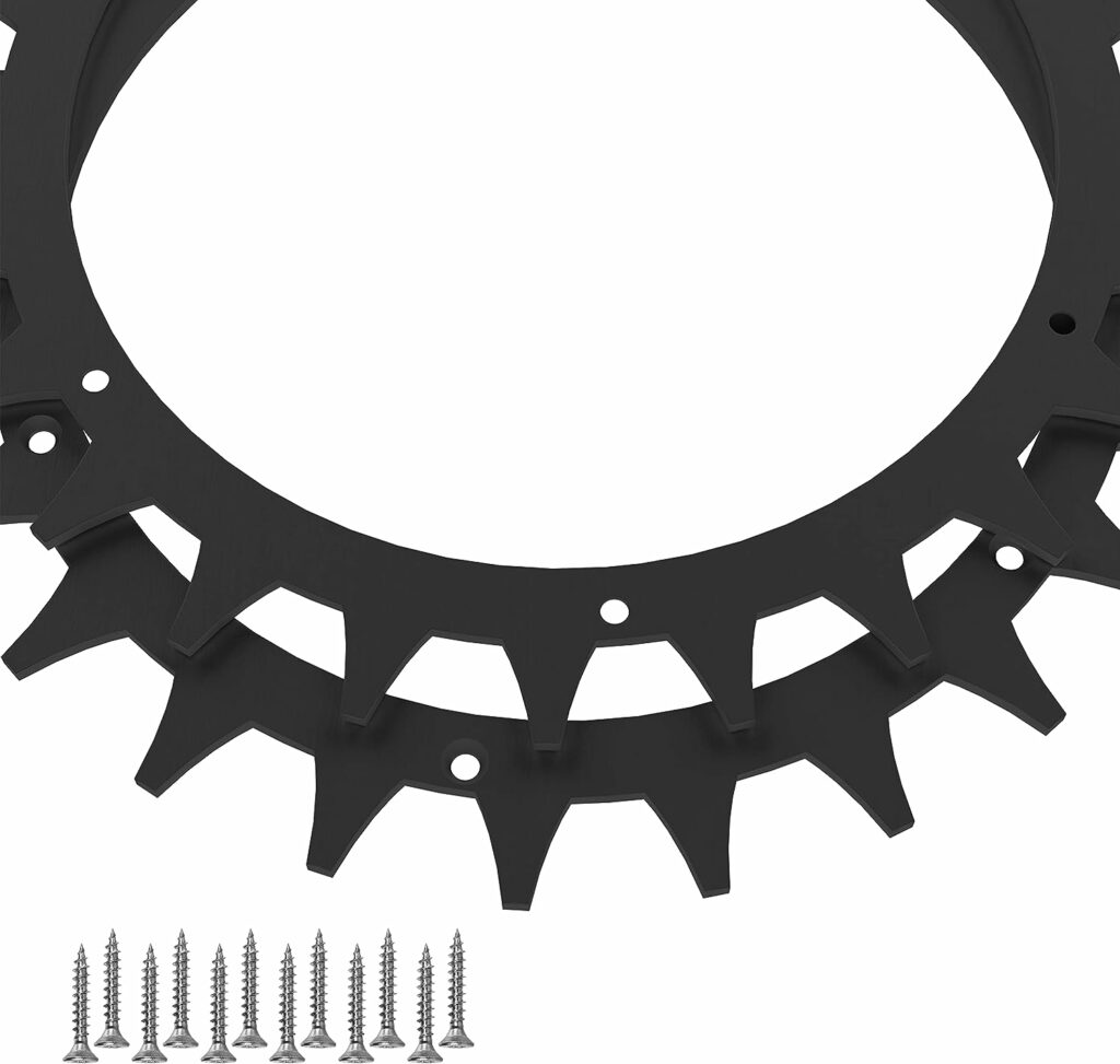 Rasenroboter Mähroboter Spikes Traktionsverbesserung Premium Black Worx Landroid S und M FÜR noch mehr Grip Garten Rasenmäher