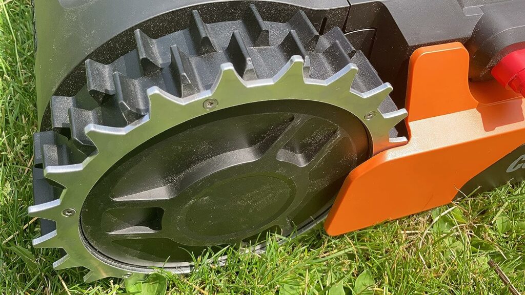 Robotic Lawnmower Spikes Traction Improvement for Worx Landroid Plus Models Aluminium