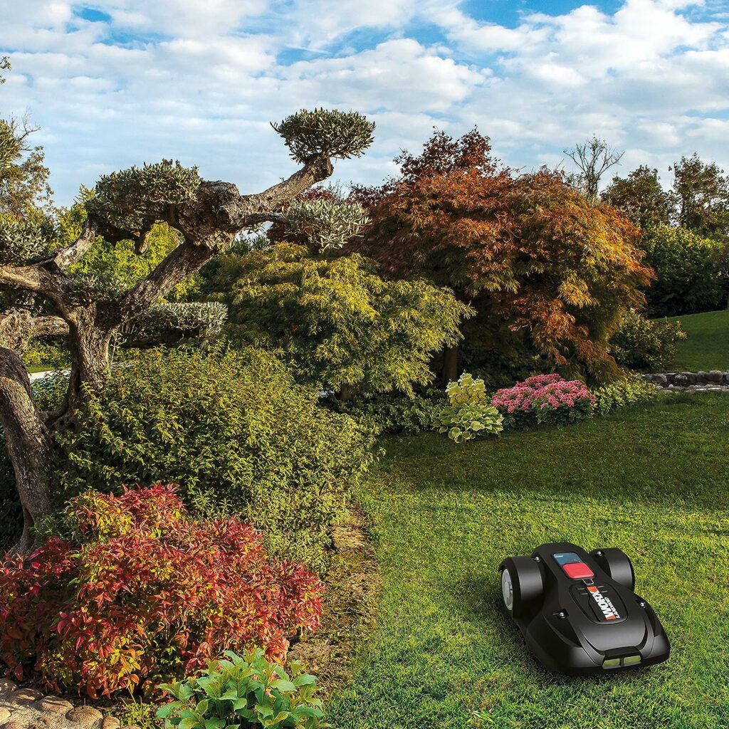 Worx Landroid L1500i Robotic Lawnmower, Automatic Lawnmower for up to 1500 sqm with WiFi Link (App Control) and Adjustable Cutting Height, 70 x 52 x 26 cm (L x W x H)